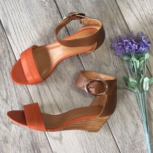 Nine West Ankle Strap Demi Wedge Sandal